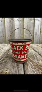 Very rare black boy caramels toffee bucket