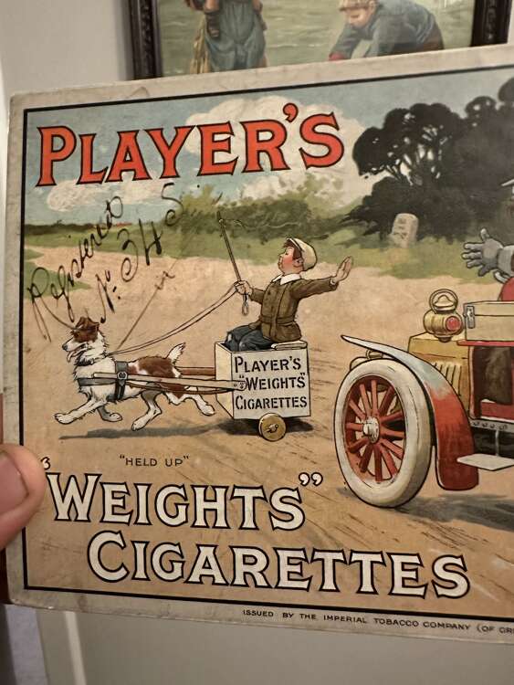 Very rare players advertising Showcard by Tom Browne - Image 4