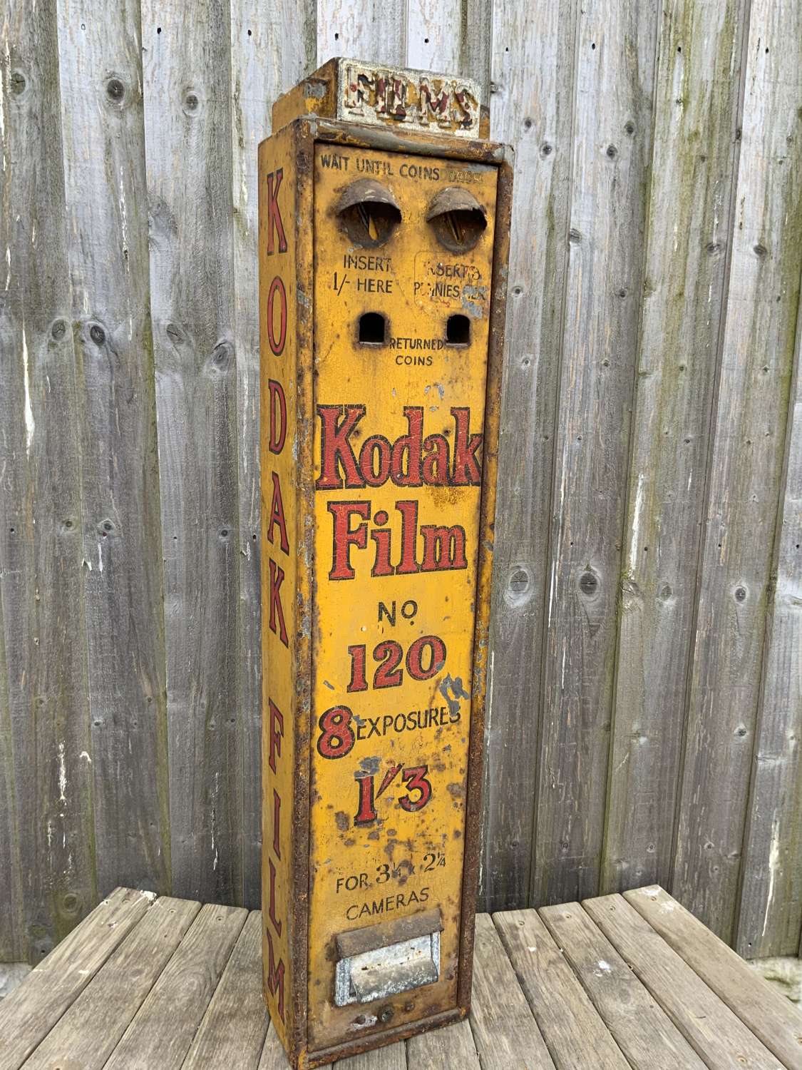 Kodak film advertising vending machine