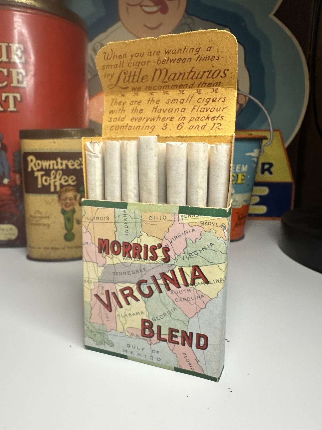 Rare B morris live cigarette packet