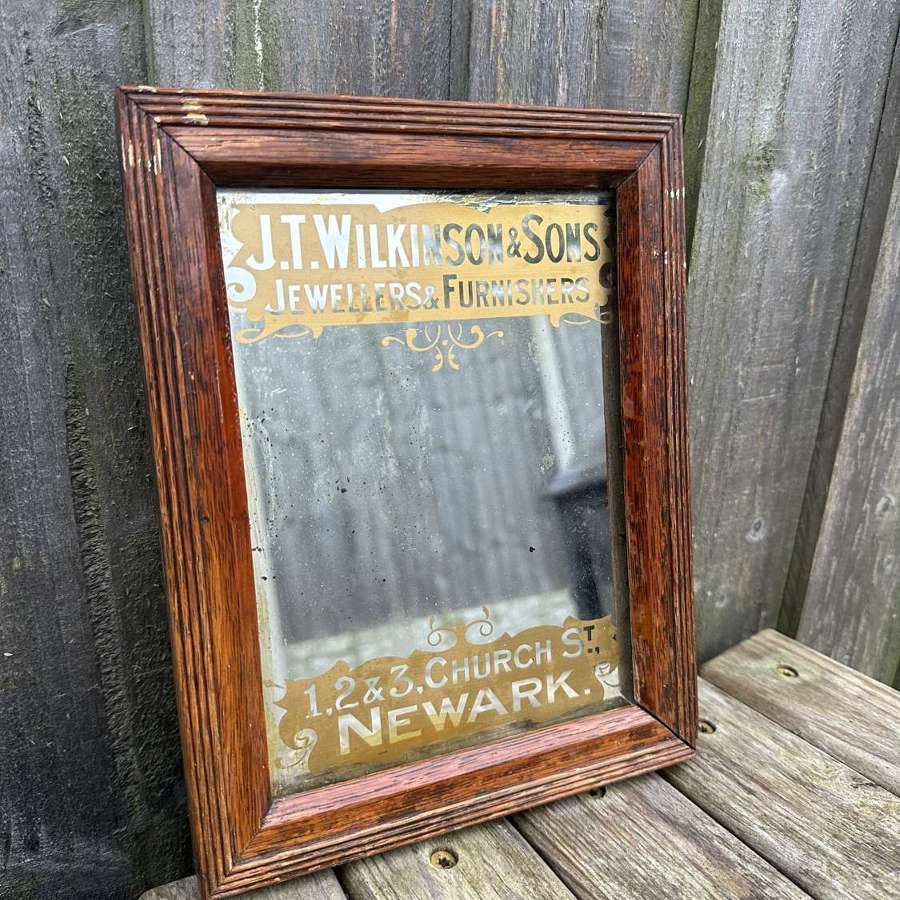 Nice small advertising mirror for Newark