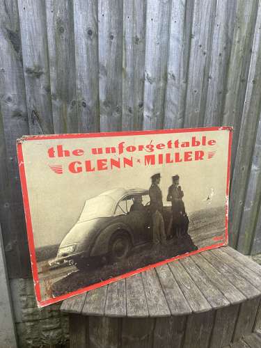 RCA records advertising showcard