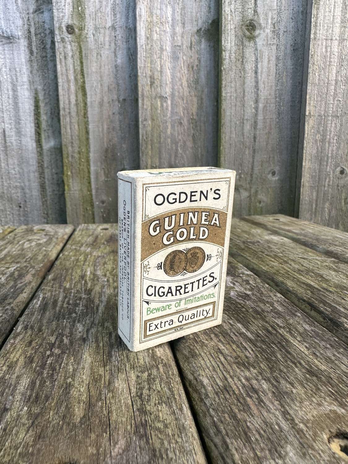 Early Ogdens Guinea gold cigarette packet