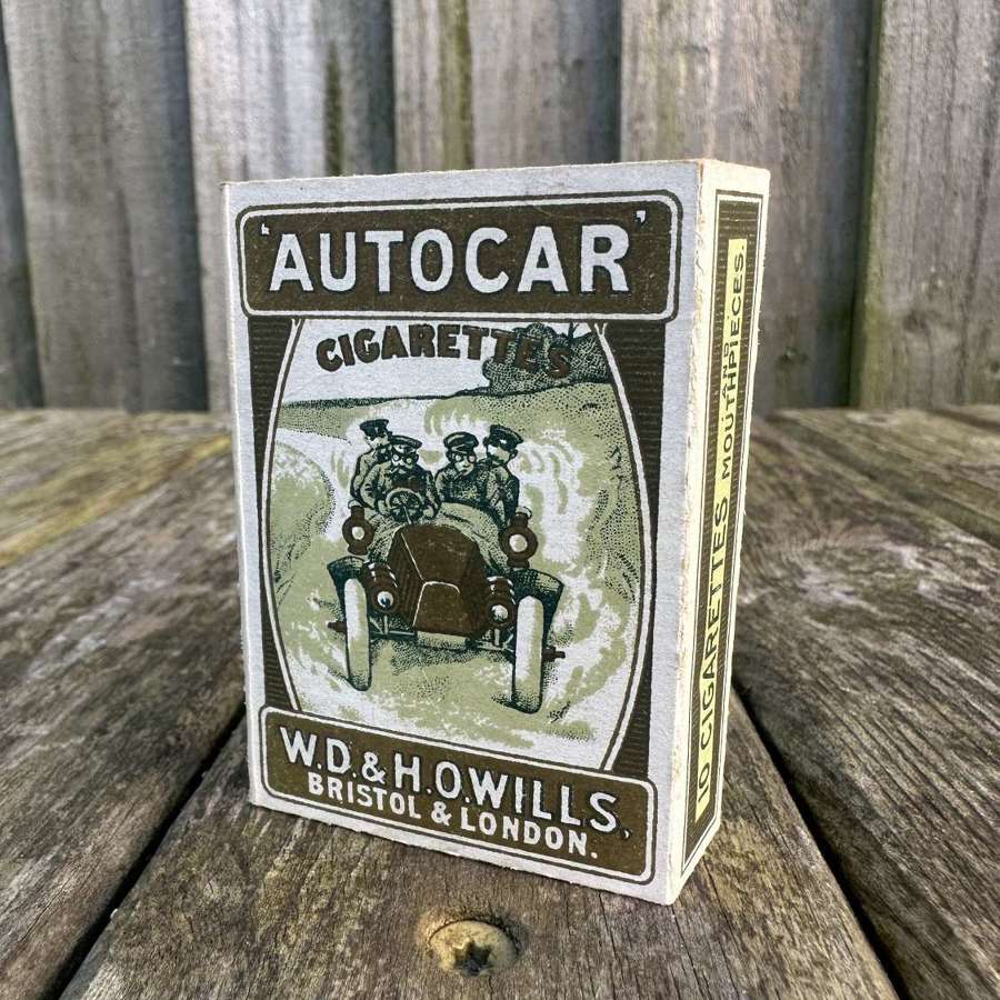 Very rare wills autocar cigarette packet