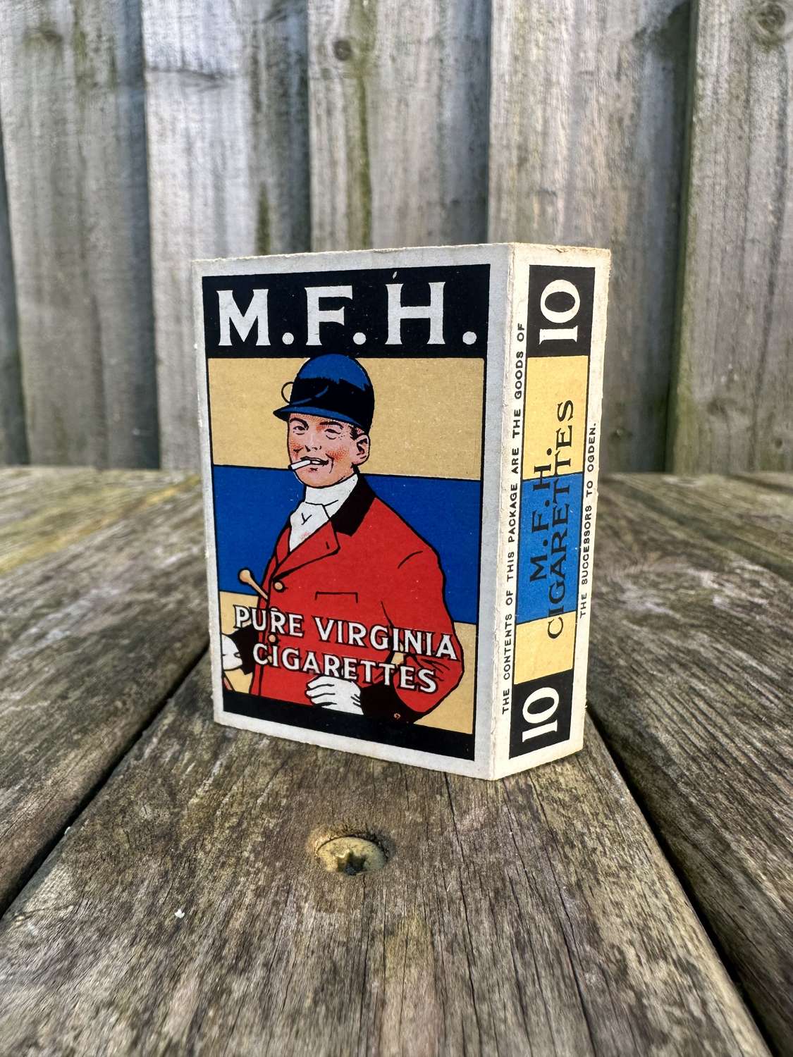 M.F.H ogdens cigarette packet