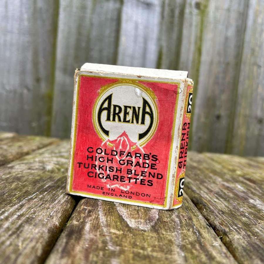 Unusual live cigarette packet from b&r goldfarb
