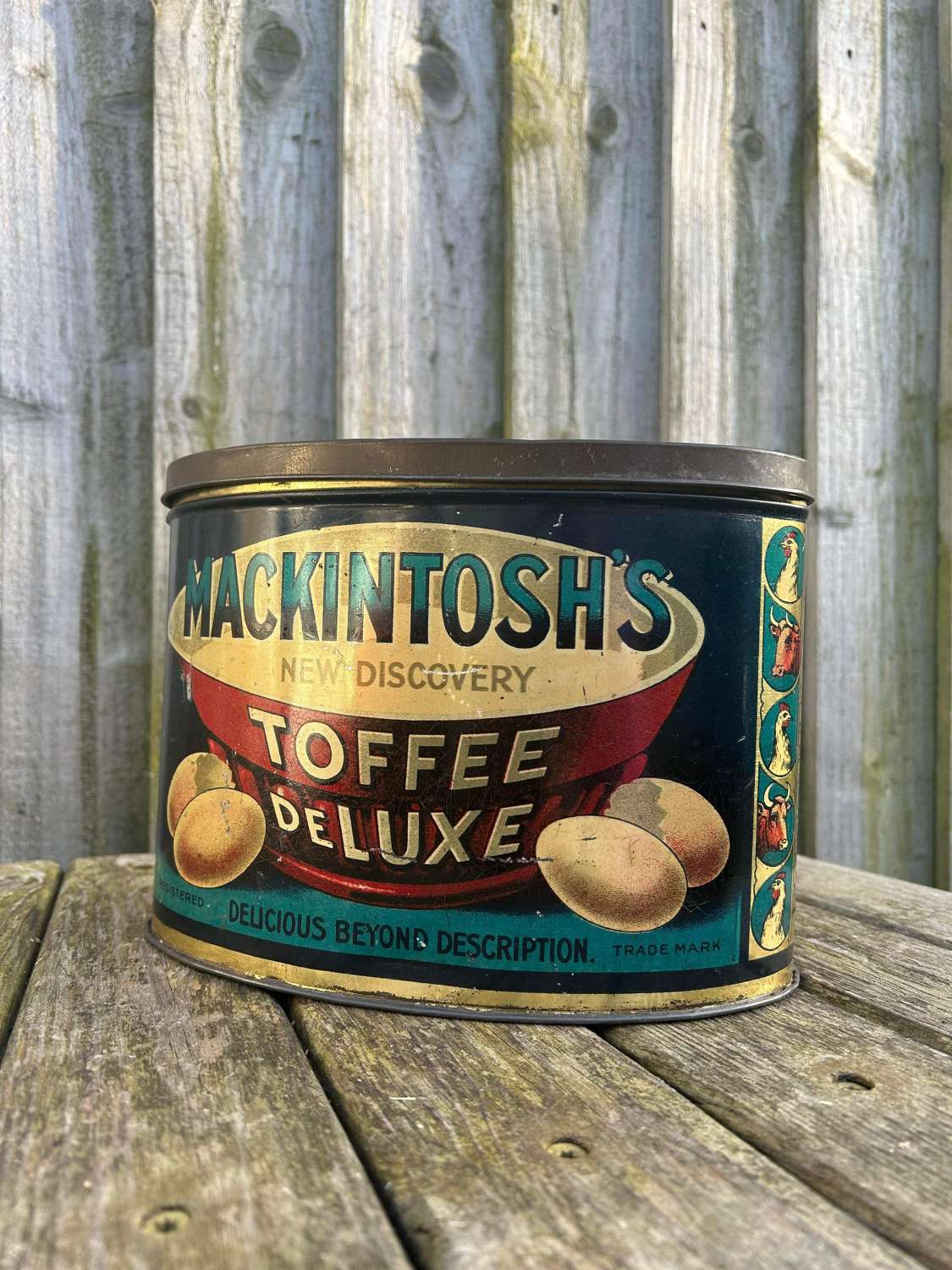 Mackintosh oval toffee tin