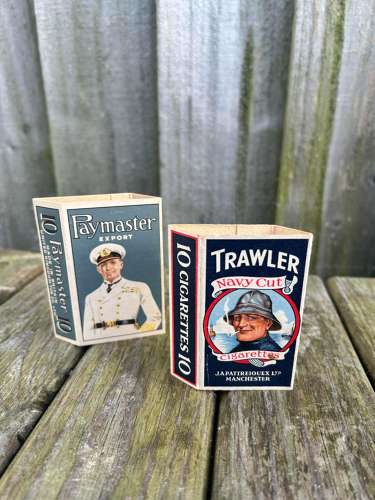 Paymaster and trawler cigarette packet