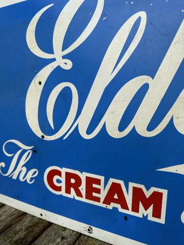 Eldosado ice cream tin advertising sign