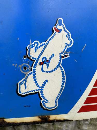 Eldosado ice cream tin advertising sign