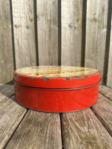 Large circular Murray’s toffee tin