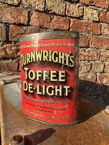Lovely Oval turnwrights toffee tin