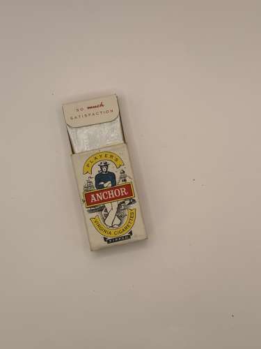 Players anchor cigarette packet live