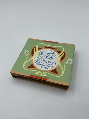 Rare b morris Turkish blend cigarette packet partly live
