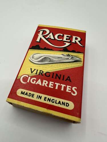 Stunning racer cigarette packet