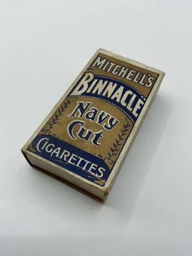 Mitchell’s binnacle navy cut cigarette packet