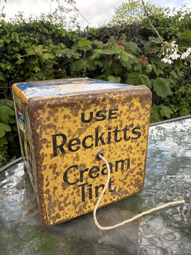 Lovely brasso, reckitts string tin