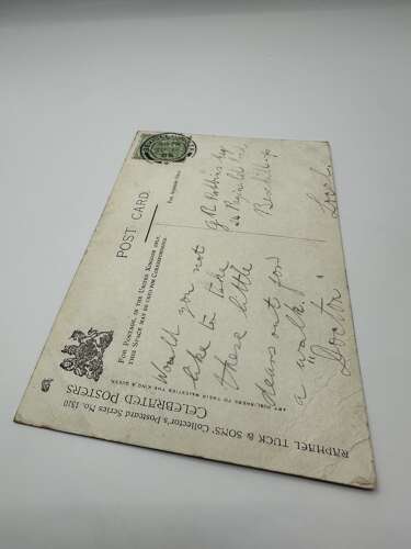 Early milkmaid milk advertising postcard