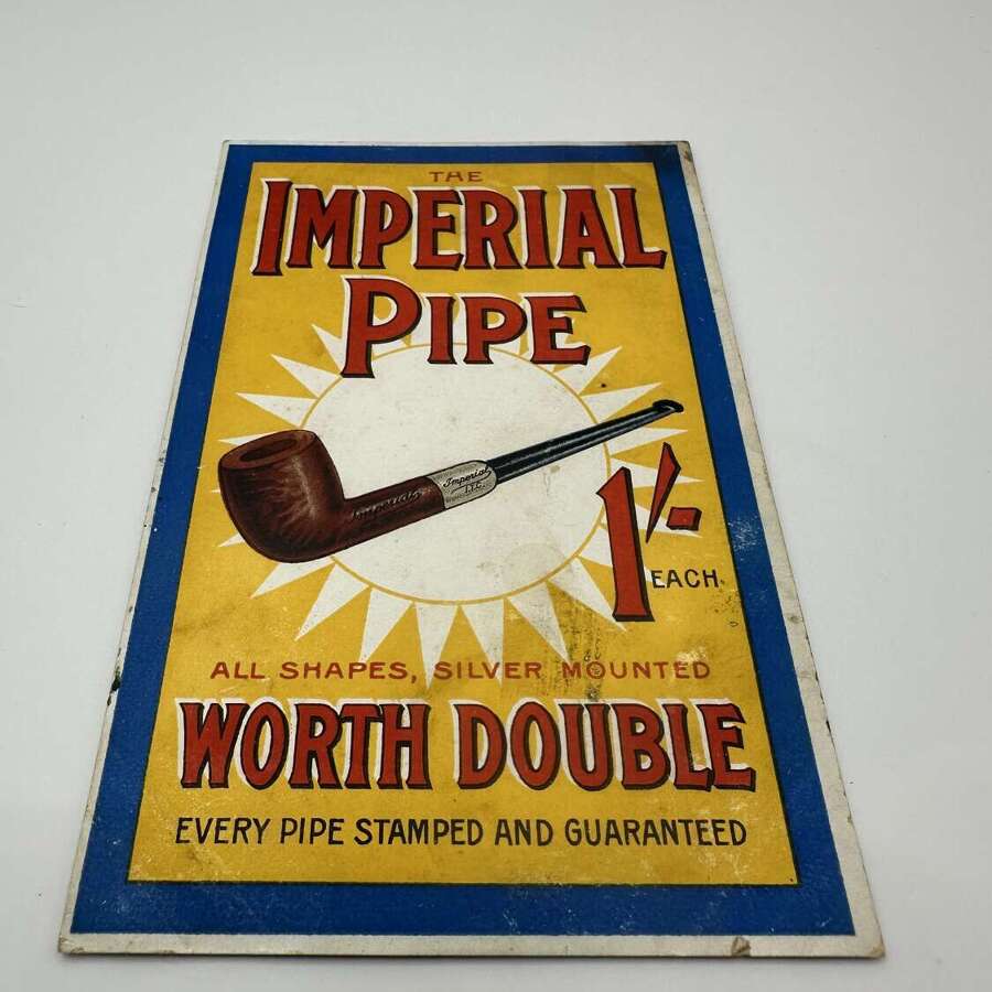 Imperial pipe advertising postcard