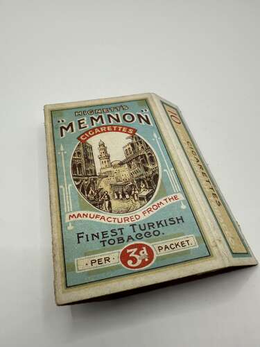 Rare hignetts memnon cigarette packet