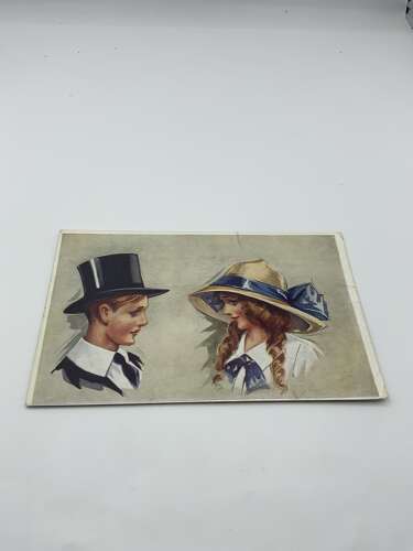 Harrods advertising postcard
