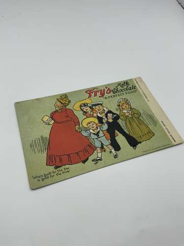 Fry’s cocoa advertising postcard
