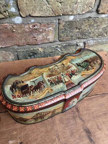 Stunning Victorian carrs biscuits tin