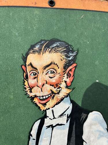 Scarce Brooke’s monkey brand soap advertising Showcard