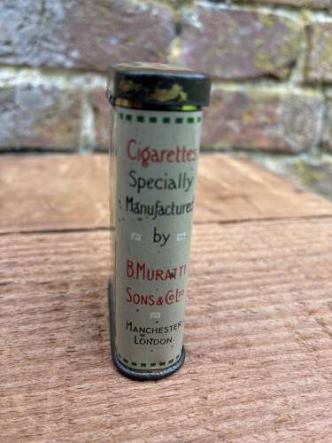 Rare murattis & pratts motorist cigarette tin