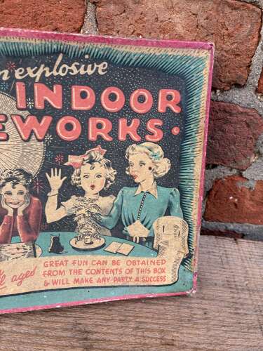 Scarce indoor fireworks box