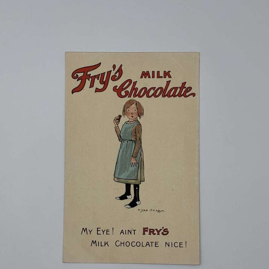 Fry&rsquo;s milk chocolate advertising postcard