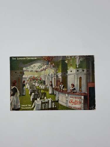 Lovely Fullers tea rooms advertising postcard