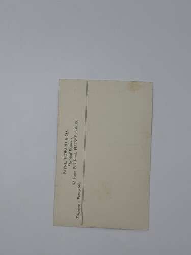 Osram valves advertising postcard