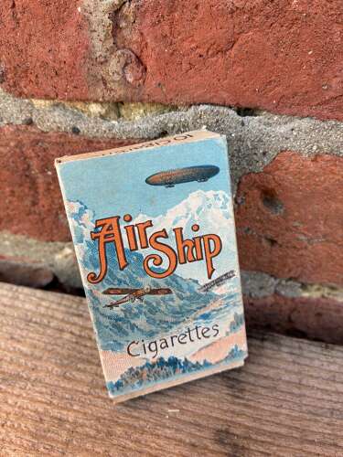 Scarce japanese air ship cigarettes packet