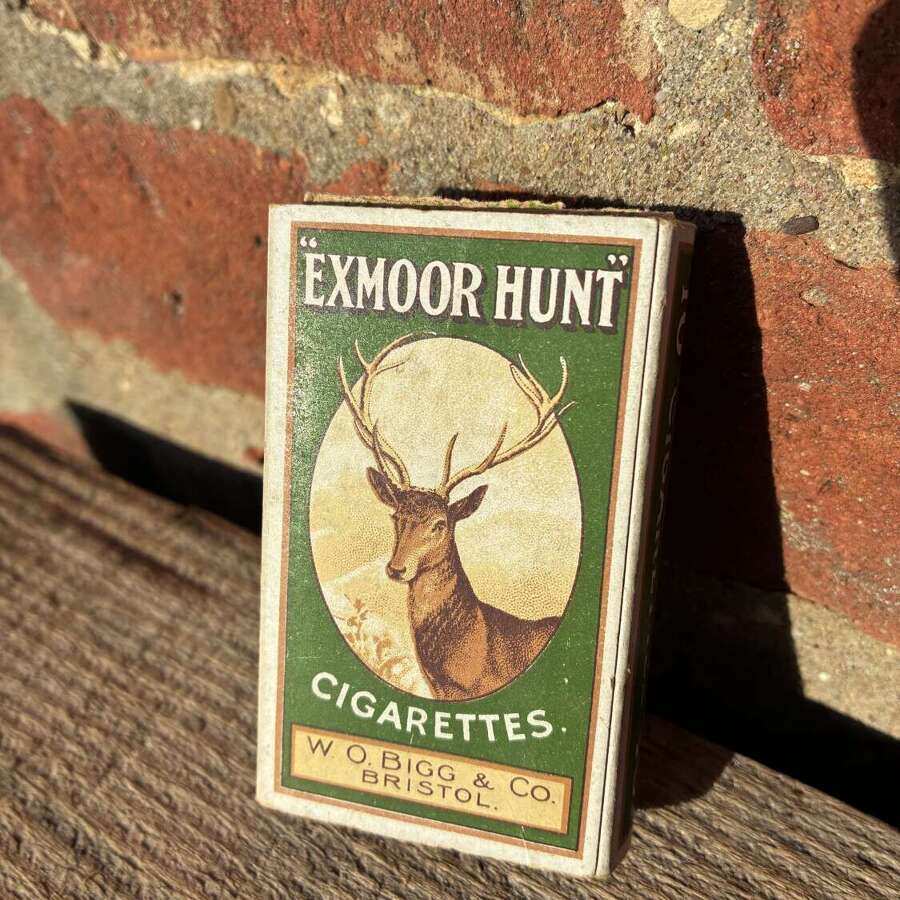 Rare exmoore hunt cigarette packet