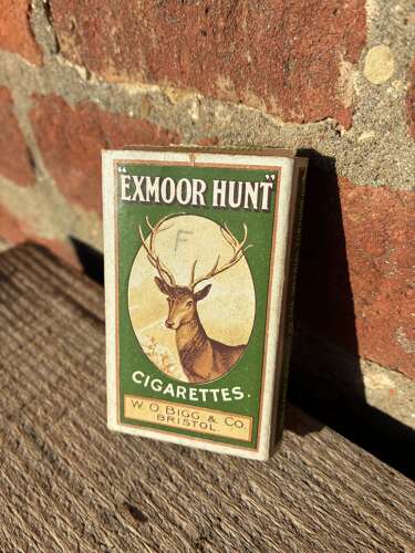 Rare exmoore hunt cigarette packet