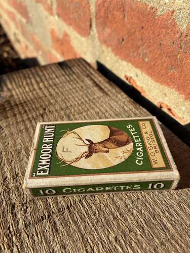 Rare exmoore hunt cigarette packet