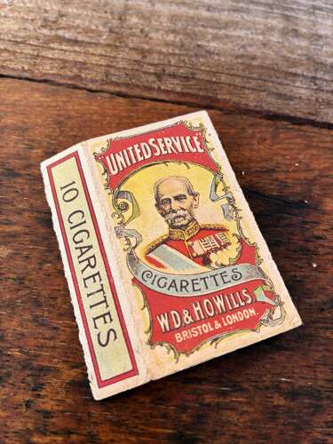 Early w d h o wills united service cigarette packet