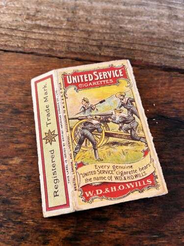 Early w d h o wills united service cigarette packet