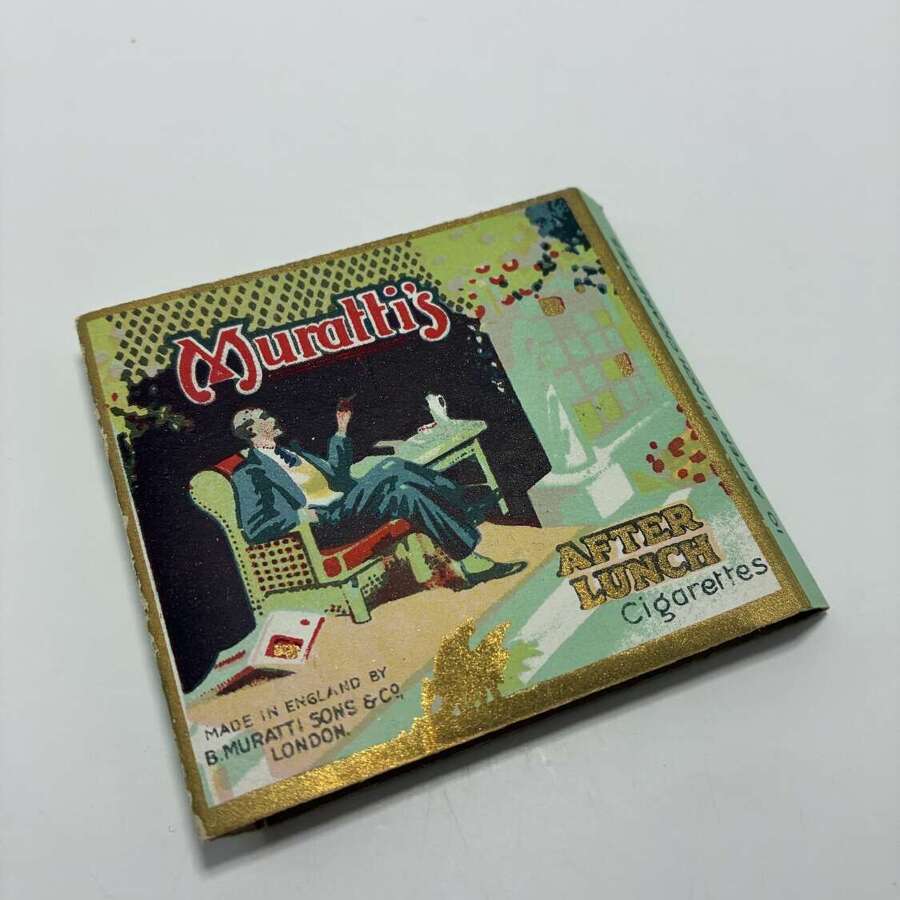 B murattis sons & co after lunch cigarette packet