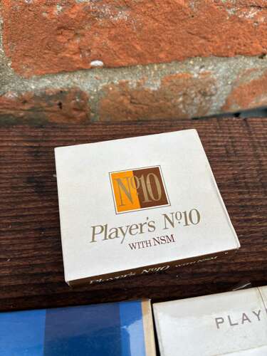 5 john players cigarette packets live sealed with contents