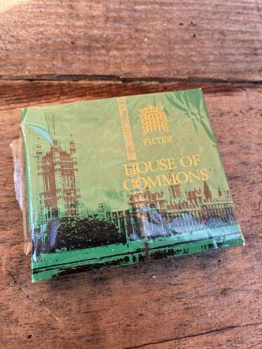 John players house of commons cigarette packet