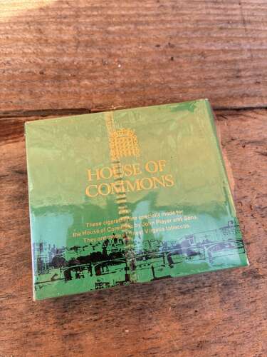 John players house of commons cigarette packet