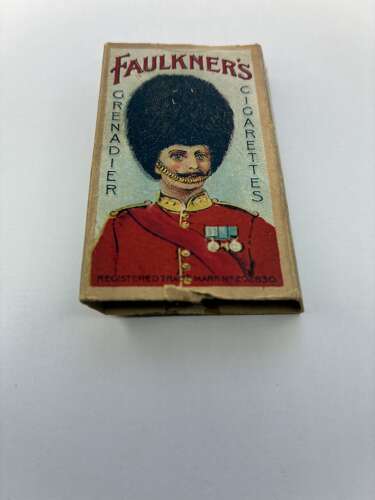 Rare faulkners grenadier cigarettes packet
