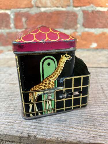 Rare mackintosh toffee de luxe figural zoo toffee tin