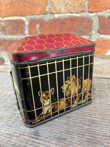 Rare mackintosh toffee de luxe figural zoo toffee tin