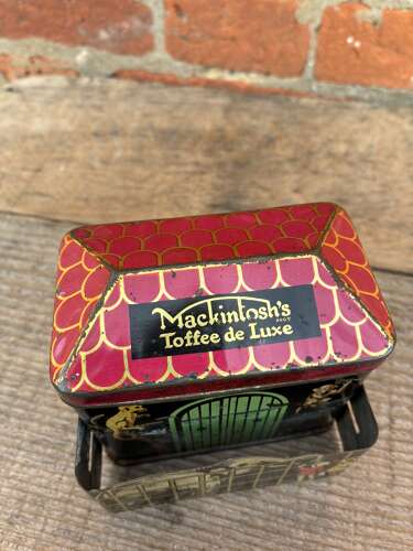 Rare mackintosh toffee de luxe figural zoo toffee tin
