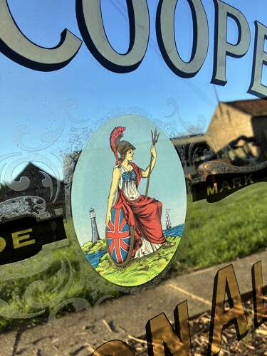 Stunning original  ind coopes burton ales advertising mirror