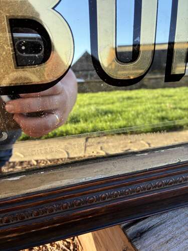 Stunning original  ind coopes burton ales advertising mirror