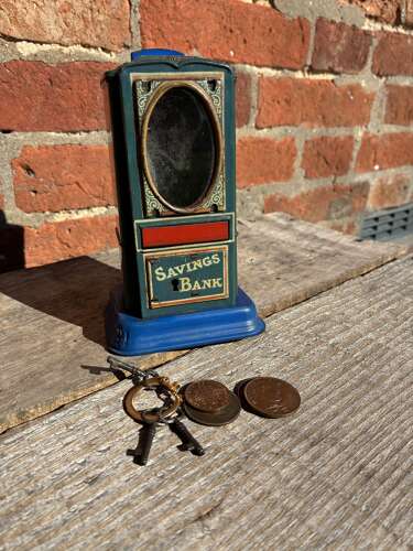 Scarce drivers chocolate club chocolate vending machine tin money bank
